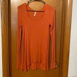 Free People. Long sleeve blouse